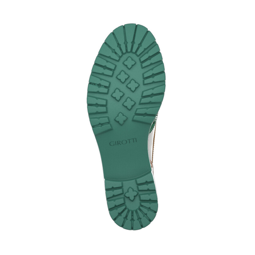 Blockabsatz Derby Schuhe 14852