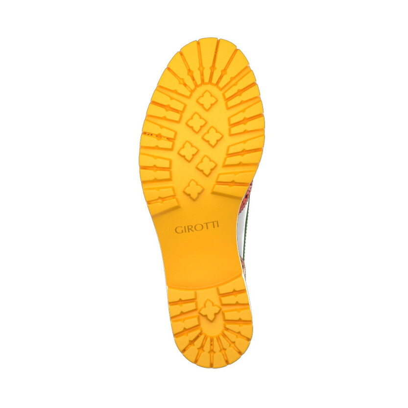 Blockabsatz Derby Schuhe 14855