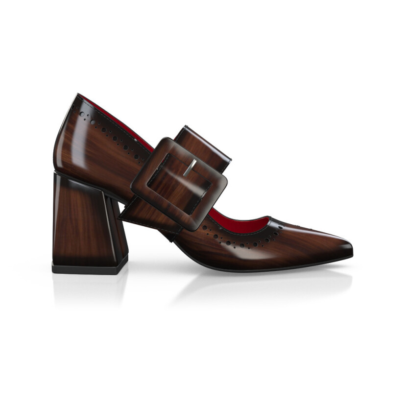 Luxuriöse Blockabsatz-Schuhe für Damen 36506