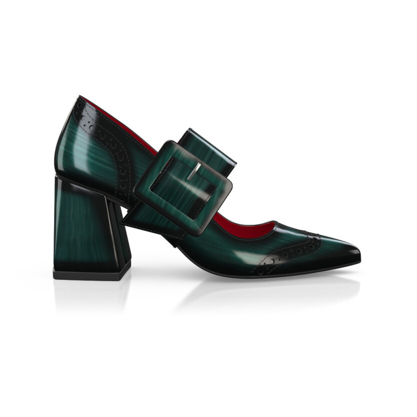 Luxuriöse Blockabsatz-Schuhe für Damen 38837