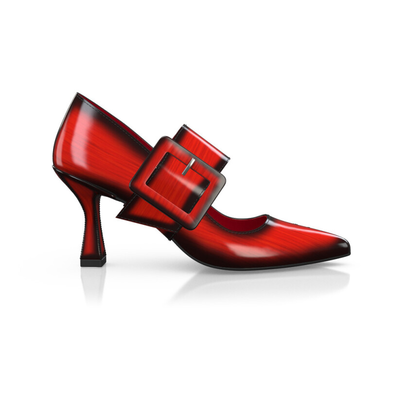 Luxuriöse Blockabsatz-Schuhe für Damen 42426