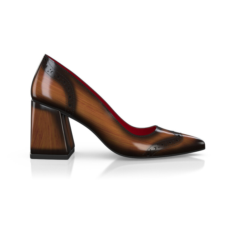 Luxuriöse Blockabsatz-Schuhe für Damen 42936