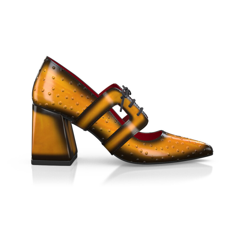 Luxuriöse Blockabsatz-Schuhe für Damen 44826