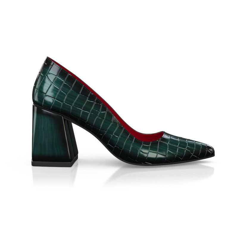 Luxuriöse Blockabsatz-Schuhe für Damen 45202