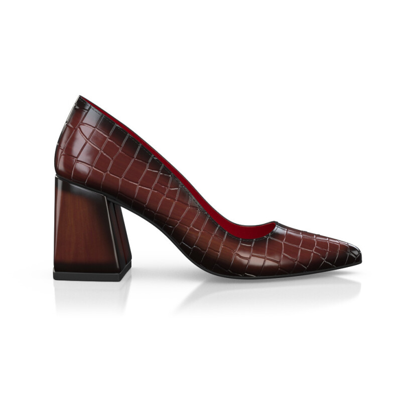 Luxuriöse Blockabsatz-Schuhe für Damen 46910