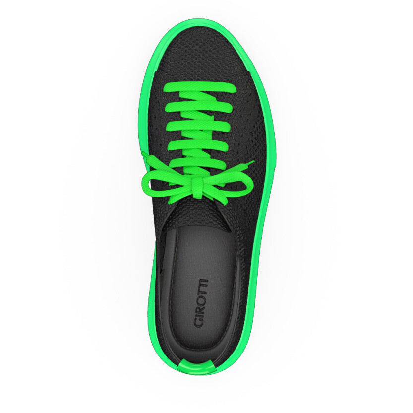 Plateau Sneakers mit Netzgewebe 9505