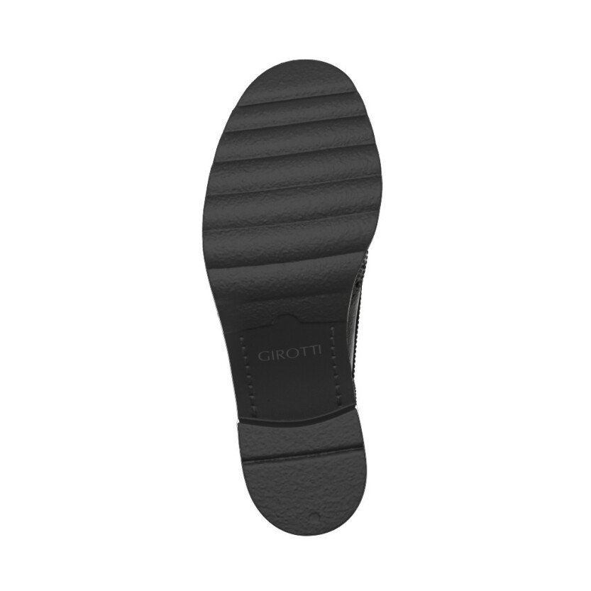 Blockabsatz Derby Schuhe 10997