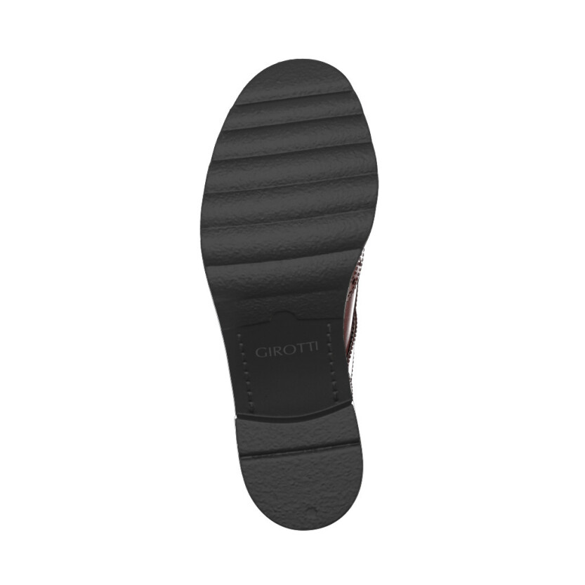 Blockabsatz Derby Schuhe 11036