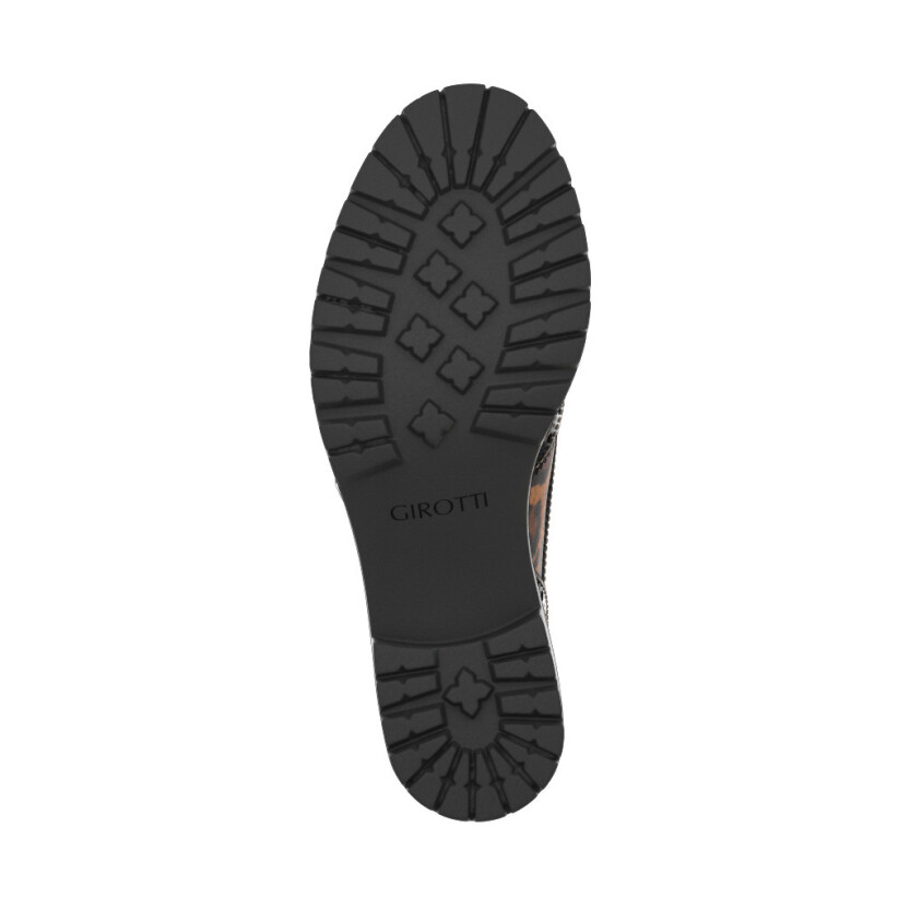 Blockabsatz Derby Schuhe 11051