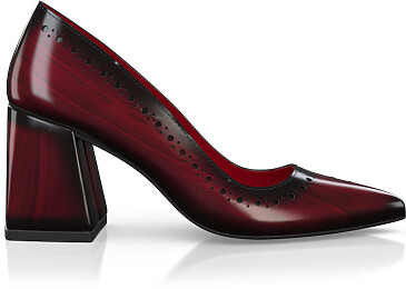 Luxuriöse Blockabsatz-Schuhe für Damen 36500
