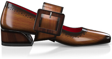 Luxuriöse Blockabsatz-Schuhe für Damen 36542