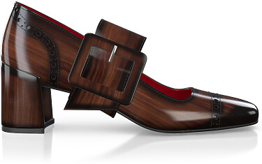 Luxuriöse Blockabsatz-Schuhe für Damen 36560