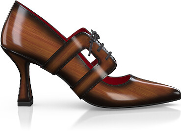 Luxuriöse Blockabsatz-Schuhe für Damen 36659
