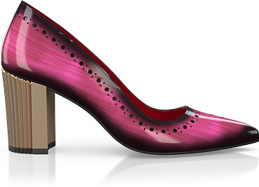 Luxuriöse Blockabsatz-Schuhe für Damen 36869