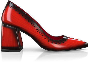 Luxuriöse Blockabsatz-Schuhe für Damen 37079