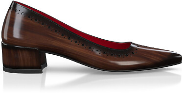 Luxuriöse Blockabsatz-Schuhe für Damen 38900