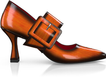 Luxuriöse Blockabsatz-Schuhe für Damen 40439