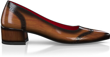Luxuriöse Blockabsatz-Schuhe für Damen 42516