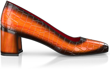 Luxuriöse Blockabsatz-Schuhe für Damen 44817