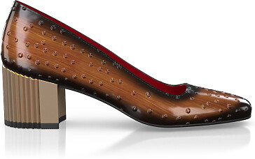 Luxuriöse Blockabsatz-Schuhe für Damen 44874