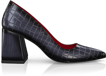 Luxuriöse Blockabsatz-Schuhe für Damen 45216