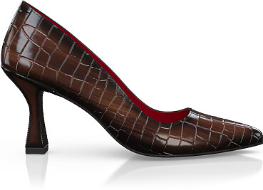 Luxuriöse Blockabsatz-Schuhe für Damen 46179