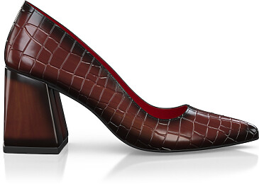 Luxuriöse Blockabsatz-Schuhe für Damen 46910