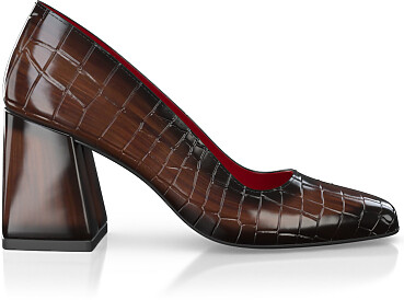 Luxuriöse Blockabsatz-Schuhe für Damen 47072