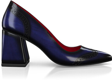 Luxuriöse Blockabsatz-Schuhe für Damen 48580