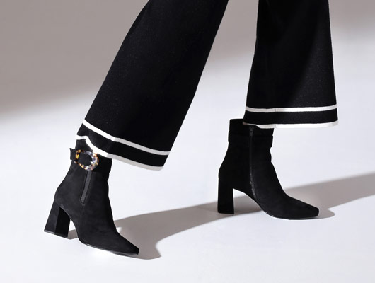 Women heeled ankle boots