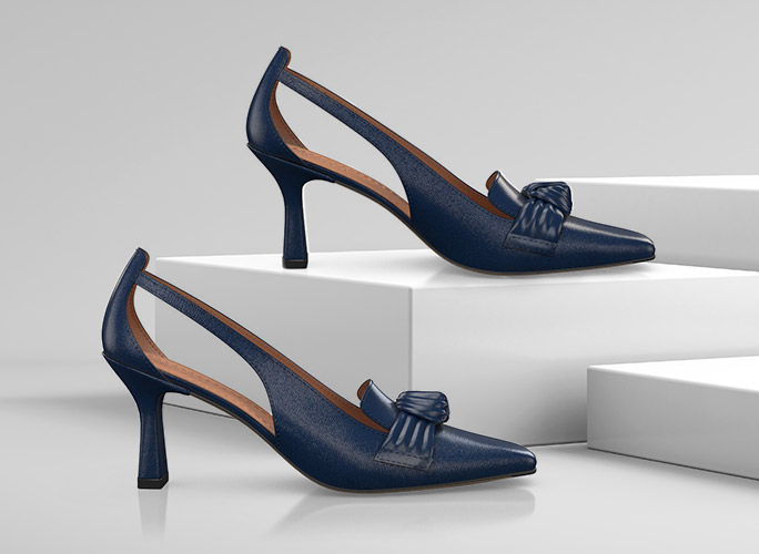 Elegant heeled shoes
