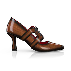 Luxury block heel shoes 1