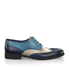 Multicolored derby shoes